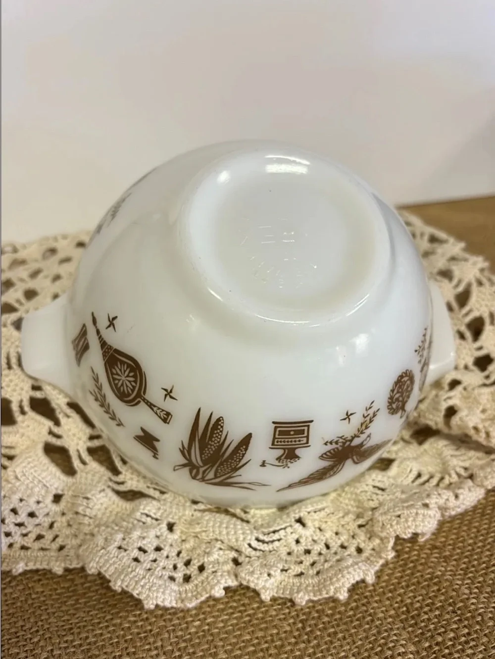 PYREX #441 RARE Early American Pattern Round Cinderella Bowl 1.5 PT Vintage